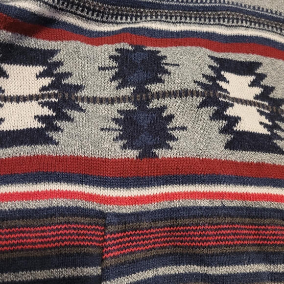 American Eagle Men's Southwestern Hooded Sweater Kangaroo Pocket Size XXL - Picture 10 of 10